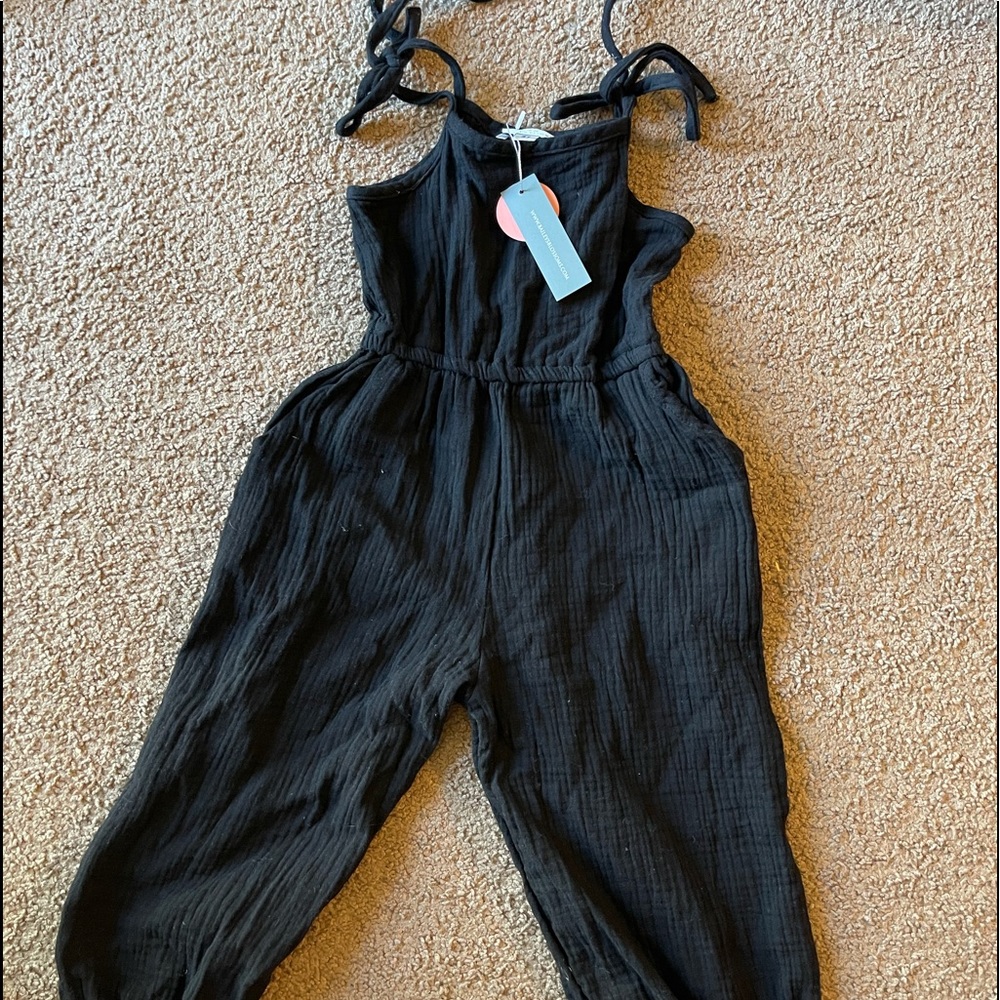 New Bailey blossom black romper